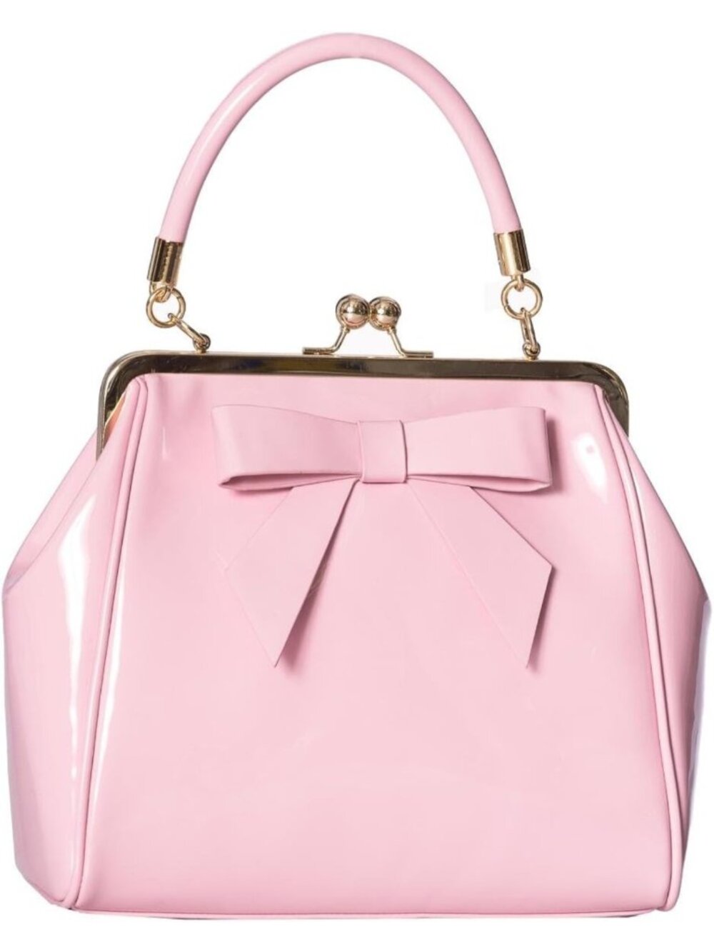 Retro 50s Rockabilly Top Handle Handbag | Vintage Style Purse for Women
